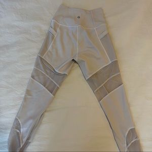 lululemon mesh panel leggings